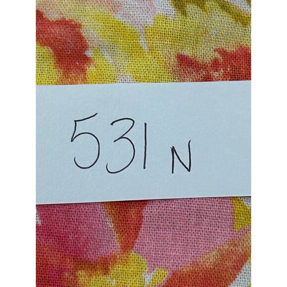 Old Navy Floral Print Sleeveless Sundress Adjustable Straps Smocked Back Size M - Picture 9 of 9